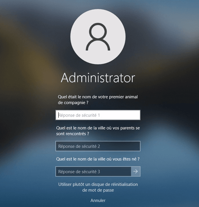 Déblocage PC Vérouillé